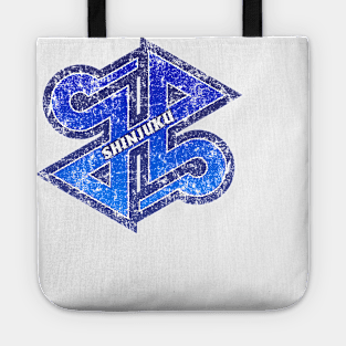 Shinjuku Ward of Tokyo Japanese Symbol Distressed Tote