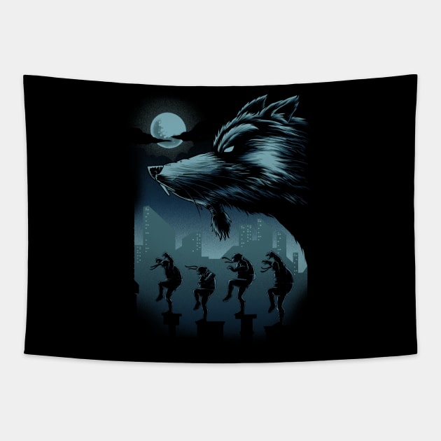 The Ninjutsu Master Tapestry by studioyumie