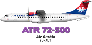 Avions de Transport Régional 72-500 - Air Serbia Magnet