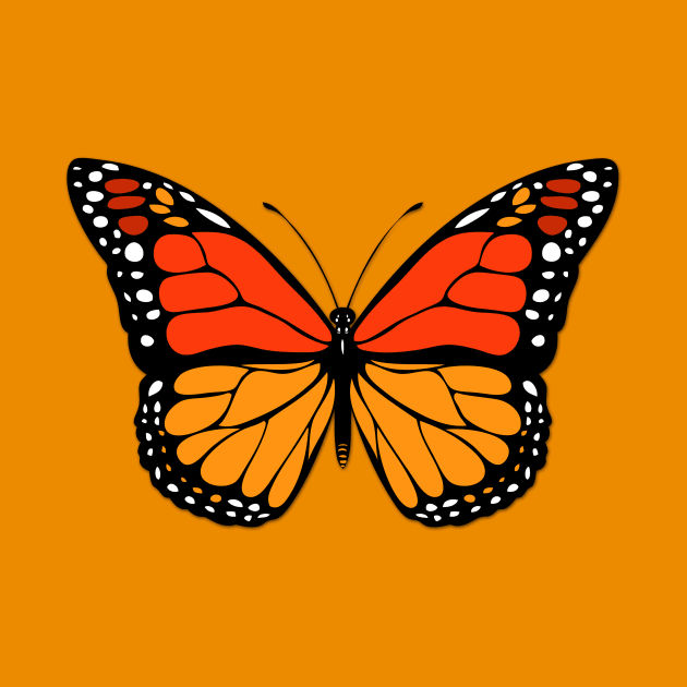 Monarch butterfly by Gaspar Avila