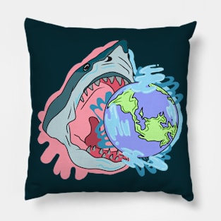 Space Shark v2 Pillow