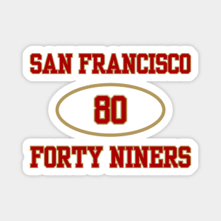 SAN FRANCISCO 49ERS JERRY RICE #80 Magnet
