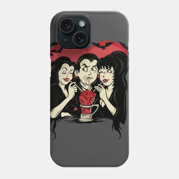 scary valentines Phone Case by Greendevil