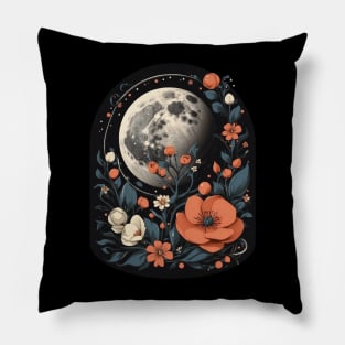 Flowers in the moon Pillow