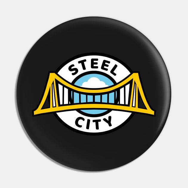 Steel City Pittsburgh City of Bridges Pin by markz66