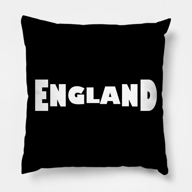 England Pillow by Karpatenwilli