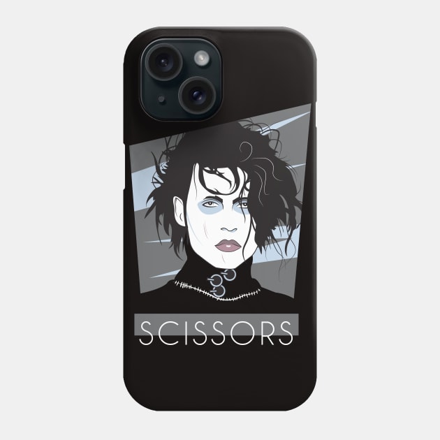 Nagel Scissorhands Phone Case by Ratigan