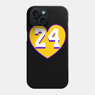 24 LA Memorial Basketball Design Phone Case