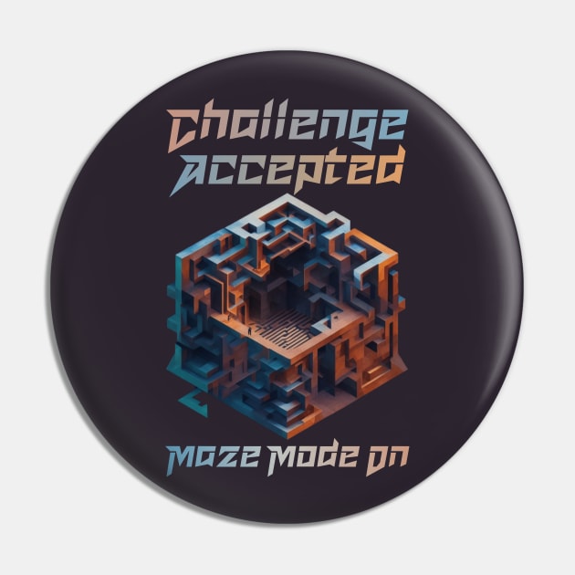 maze Pin by AOAOCreation