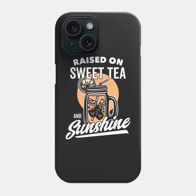 Sweet Tea and Sunshine Southern Girls Sweet Tea Mason Jar Phone Case by markz66