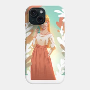 Girl in nature Phone Case