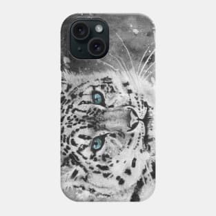 snow leopard Phone Case