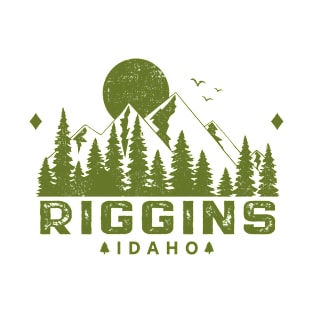 Riggins Idaho Mountain Souvenir T-Shirt