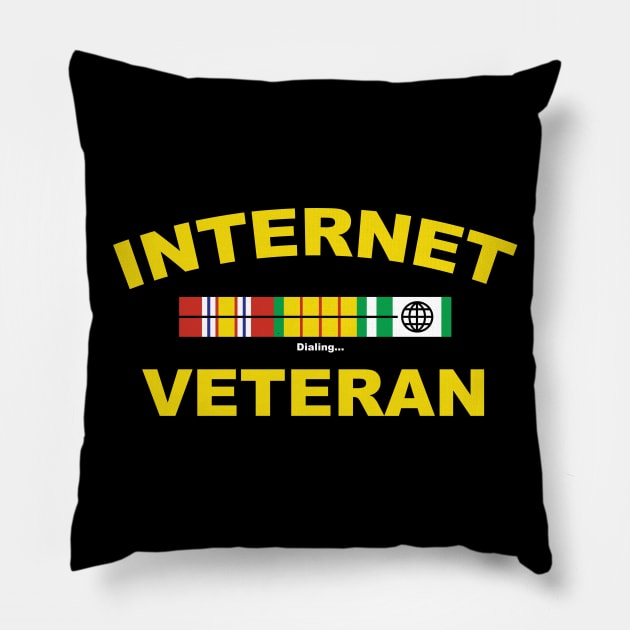 Internet Veteran Pillow by fromherotozero