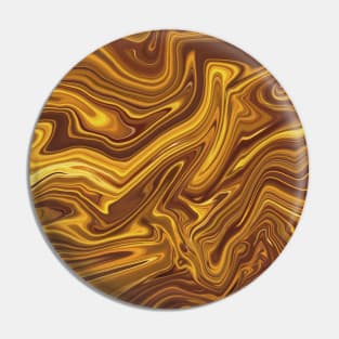 Liquid Marble, Deep Gold Pin