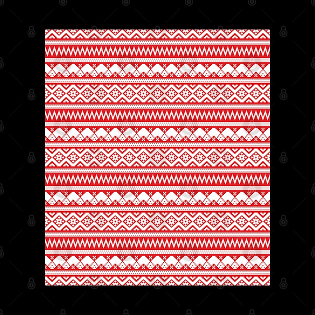 Red Xmas Pattern by ilhnklv