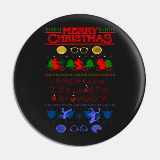 STRANGER THINGS CHRISTMAS Pin