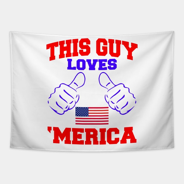 love america Tapestry by Amazingcreation