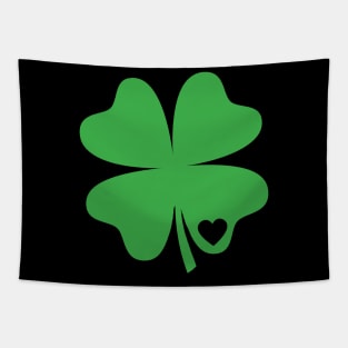 St Patricks Day Shirt Women Irish Green Clover Heart Tapestry