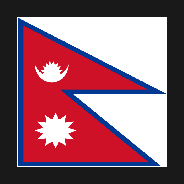 Nepal flag by flag for all