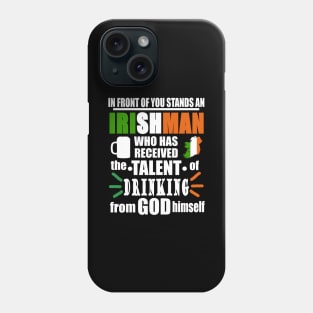 Funny Ireland Beer Drunk Funny Gift Phone Case