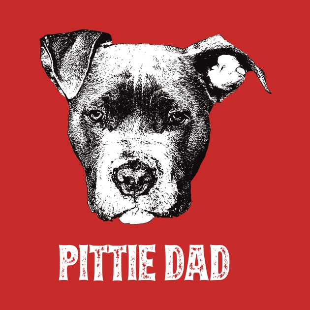 American Pit Bull Terrier Dad by DoggyStyles