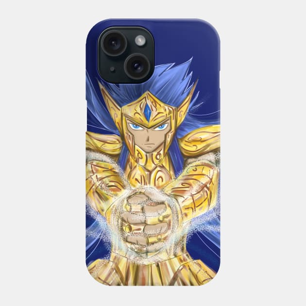 camus the aquarius saint in myth cloth Phone Case by jorge_lebeau