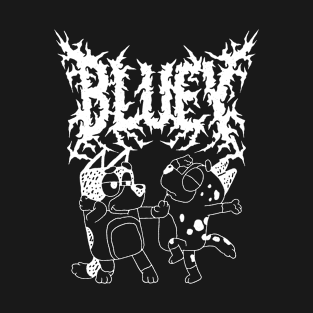 Bluey Grannies Rita & Janet Metal T-Shirt