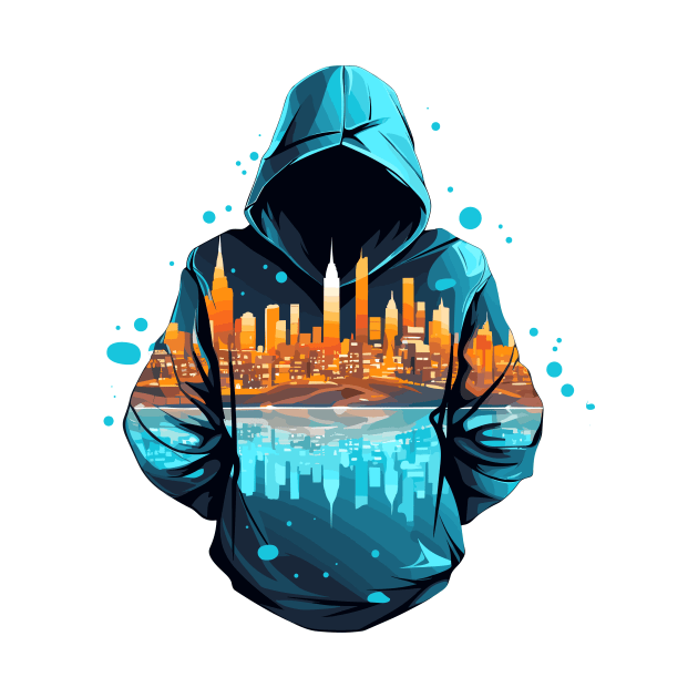 Mistery Shadow Hacker Gamer Urbain City Life by Cubebox