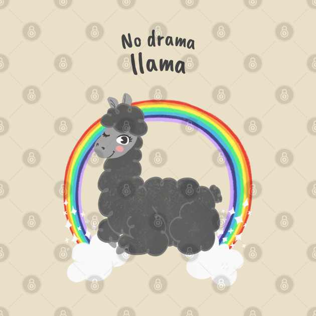 Disover No drama Llama - No Drama Llama - T-Shirt