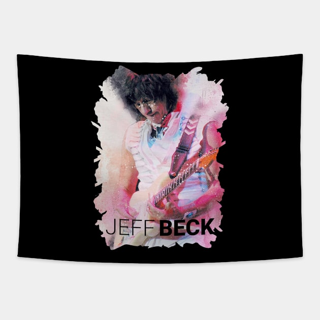 JEFF BECK-3 Tapestry by MufaArtsDesigns