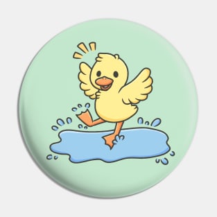 Splashing Duckling Pin