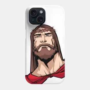 Jesus Superhero Portrait Phone Case