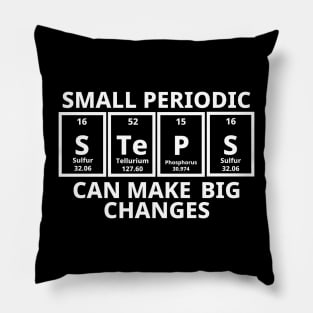 Small Periodic Steps Can Make Big Changes Pillow