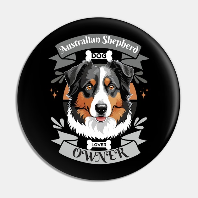 Australian Shepherd Pin by Pearsville