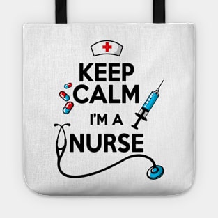 Keep calm nurse Tote