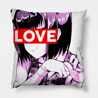 Aesthetic Japanese Girl 7 v2 Pillow