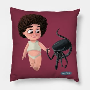 Alien friends Pillow