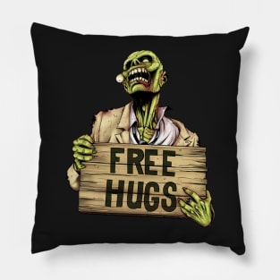 ZOMBIE FREE HUGS !! (Please Love Me ! :) Pillow