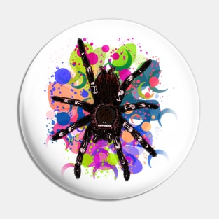 Tarantula Paint Splatter 6 Pin