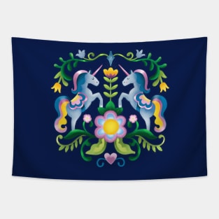 The Royal Society Of Cute Unicorns Tapestry