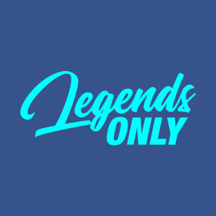 Legends Only Podcast Logo (Blue) T-Shirt