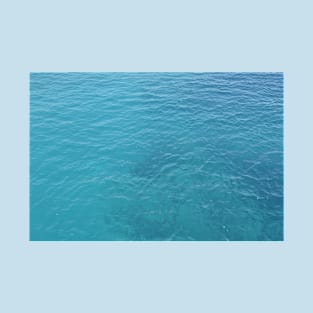 Texture of green-blue sea water in the Aegean T-Shirt