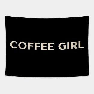 Coffee Girl Funny Girl Ironic girl Tapestry