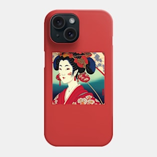 Geisha Study A in Japanese Style Phone Case