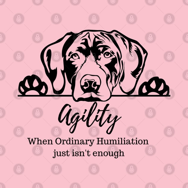 German Shorthaired Pointer - Agility Humiliation by Jumpin' K-9's Store