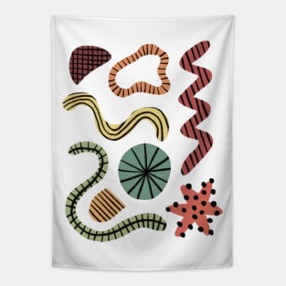 Colorful Shapes Tapestry