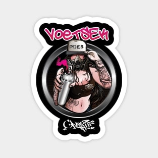 Voetsek Graffiti Magnet