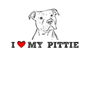 I Love My Pittie, Pitbull Love T-Shirt