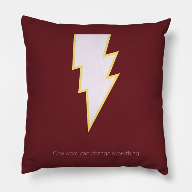 Shazam Pillow by ComicManiac